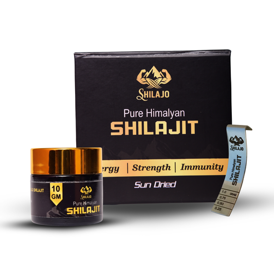 SHILAJO 10g Pure Himalayan Shilajit – Premium, High Fulvic Minerals, Energy & Strength  Booster