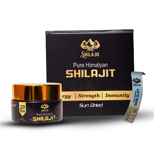 SHILAJO 20g Pure Himalayan Shilajit – Premium Strength, High Fulvic Minerals & Daily  Wellness