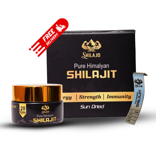 شیلاجو 20 گرام خالص ہمالیائی شیلاجیت – اعلیٰ طاقت، اعلیٰ فلوک معدنیات اور روزانہ کی صحت