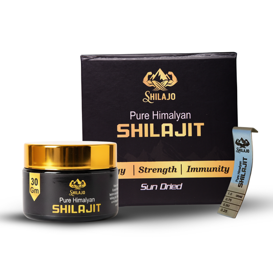 SHILAJO 30g Pure Himalayan Shilajit – High Potency, Strength, Stamina & Wellness  Booster