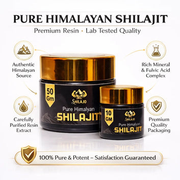 SHILAJO 50g + 10g Free 100% Pure Himalayan Shilajit – Buy 1 Get 1 Free Bundle | Free Delivery